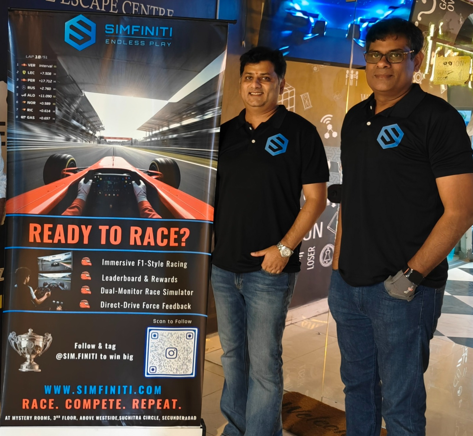 Navin Rao and Sauri Gudlavalleti, Co-Founders of Simfiniti